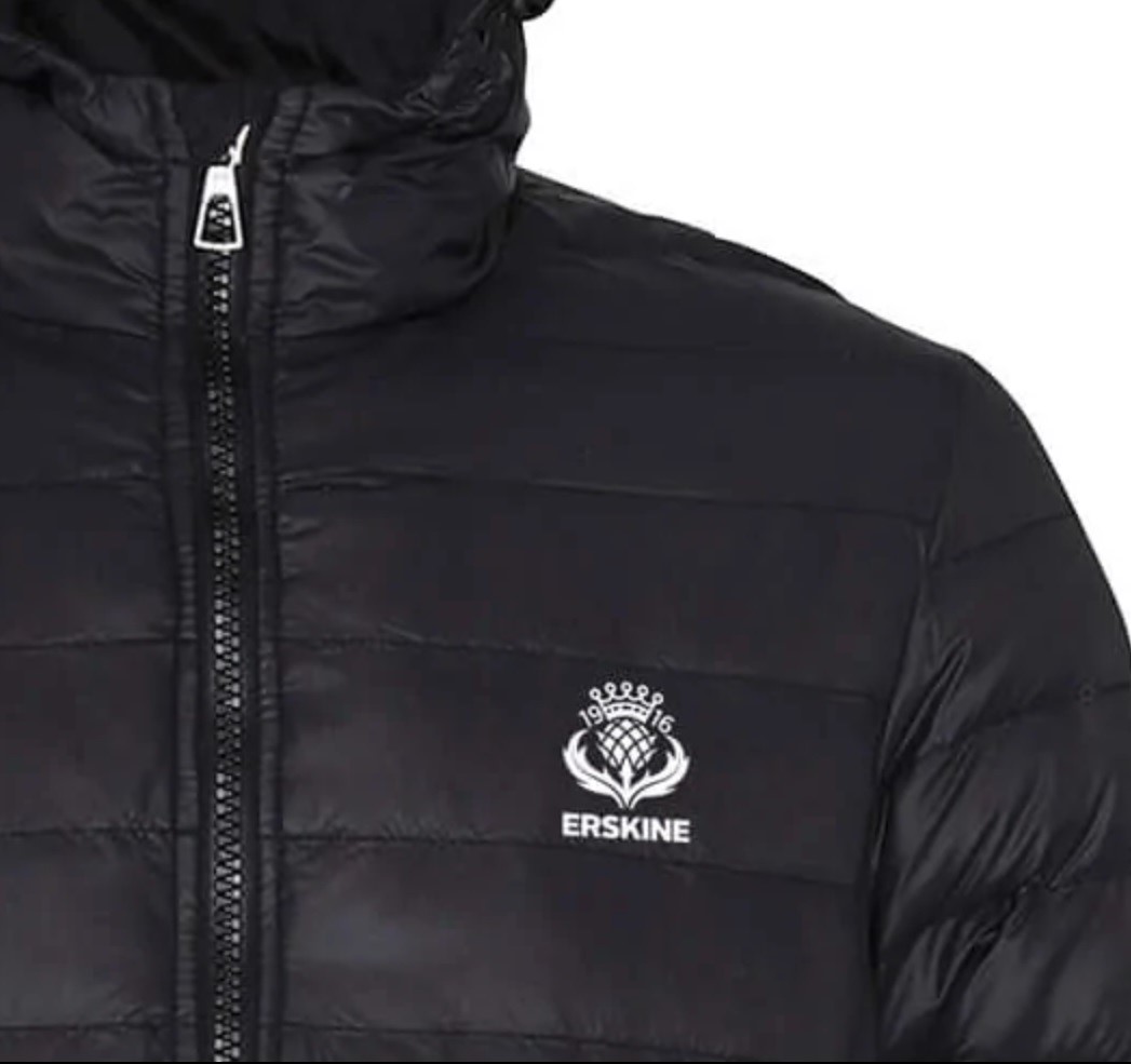 Erskine’s iconic 1916 black padded winter jacket is proving a hit with shoppers this season